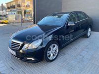 Usado Mercedes E200 Avantgarde 136 CV (100 kW) 2011 Negro Berlina