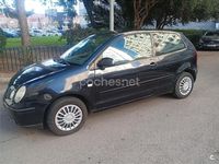 Usado VW Polo Highline 100 CV (73 kW) 2002 Negro Berlina