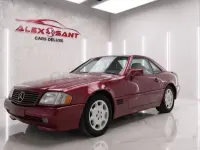 Usado Mercedes SL320 231 CV (169 kW) 1996 Granate Descapotable