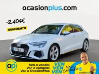 Usado Audi A3 S-Line 150 CV (110 kW) 2023 Blanco Berlina