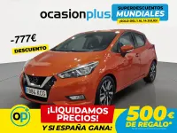 Usado Nissan Micra Acenta 90 CV (66 kW) 2017 Naranja Utilitario