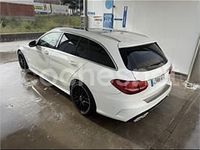 Usado Mercedes C220 AMG line 170 CV (125 kW) 2015 Blanco Familiar