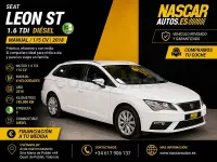 Usado Seat Leon Style 115 CV (84 kW) 2018 Blanco Familiar