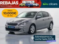 Usado Peugeot 308 Style 100 CV (73 kW) 2016 Gris Utilitario