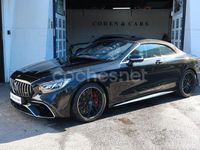 Usado Mercedes S63 AMG AMG 612 CV (450 kW) 2018 Negro Descapotable