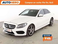 Usado Mercedes C220 Elegance 170 CV (125 kW) 2015 Blanco Berlina