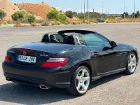 Usado Mercedes SLK250 204 CV (150 kW) 2016 Negro Descapotable