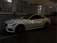 Usado Mercedes C250 AMG line 204 CV (150 kW) 2017 Blanco Coupe