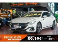 Usado VW Arteon R-line 200 CV (147 kW) 2021 Blanco Familiar