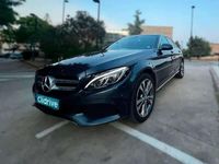 Usado Mercedes C220 Avantgarde 170 CV (125 kW) 2015 Azul Berlina