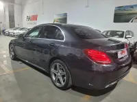 Usado Mercedes C220 AMG line 170 CV (125 kW) 2015 Gris / plata Berlina