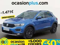 Usado VW T-Roc Advance 116 CV (85 kW) 2018 Azul SUV