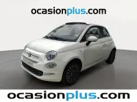 Usado Fiat 500C Lounge 69 CV (50 kW) 2018 Blanco Descapotable