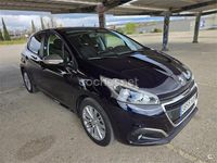 Usado Peugeot 208 Style 82 CV (60 kW) 2017 Azul Utilitario