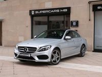 Usado Mercedes C220 170 CV (125 kW) 2017 Gris Berlina