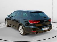 Usado Seat Leon FR 150 CV (110 kW) 2019 Negro Berlina