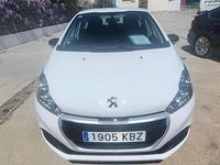 Usado Peugeot 208 Access 75 CV (55 kW) 2017 Blanco Utilitario