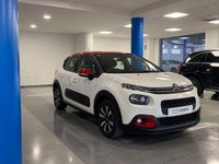 Usado Citroën C3 Feel 68 CV (50 kW) 2019 Blanco banquise con techo rojo adén Utilitario