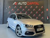 Usado Audi A3 Attraction 110 CV (80 kW) 2014 Gris / plata Berlina