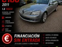 Usado Mercedes C180 Avantgarde 120 CV (88 kW) 2011 Gris / plata Berlina