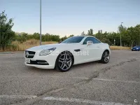 Usado Mercedes SLK200 184 CV (135 kW) 2014 Blanco Descapotable