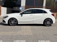 Usado Mercedes A200 AMG line 136 CV (100 kW) 2016 Blanco Berlina