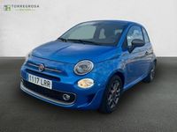 Usado Fiat 500 Sport 70 CV (51 kW) 2021 Azul Berlina