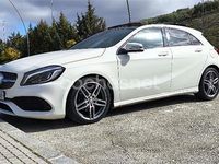 Usado Mercedes A200 AMG line 136 CV (100 kW) 2016 Blanco Berlina
