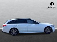 Usado Mercedes C300 AMG line 265 CV (194 kW) 2024 Manufaktur blanco opalita brig