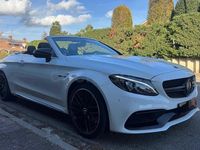 Usado Mercedes C63 AMG 476 CV (350 kW) 2016 Blanco Descapotable