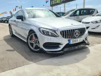 Usado Mercedes C220 AMG line 170 CV (125 kW) 2016 Gris / plata Coupe