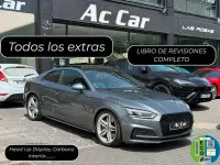Usado Audi A5 S-Line 252 CV (185 kW) 2018 Gris Coupe