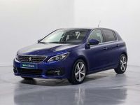 Usado Peugeot 308 Allure 131 CV (96 kW) 2018 Azul Utilitario