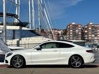 Usado Mercedes C220 170 CV (125 kW) 2018 Blanco Coupe