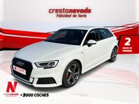 Usado Audi A3 S-Line 116 CV (85 kW) 2019 Blanco Berlina