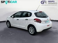 Usado Peugeot 208 Active 75 CV (55 kW) 2018 Blanco Utilitario