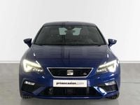 Usado Seat Leon Black Edition 150 CV (110 kW) 2020 Azul Utilitario