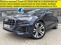 Usado Audi Q8 S-line plus 381 CV (280 kW) 2023 Azul SUV