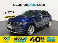 Usado VW T-Roc Sportline 150 CV (110 kW) 2019 Azul SUV