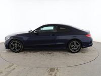 Usado Mercedes C220 AMG line 194 CV (142 kW) 2020 Azul Coupe