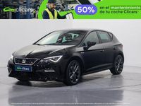 Usado Seat Leon FR 150 CV (110 kW) 2019 Negro Berlina