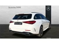 Usado Mercedes C300e AMG line 313 CV (230 kW) 2022 Blanco Familiar