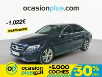 Käytetty Mercedes C220 170 HP (125 kW) 2017 Sininen Sedan