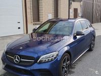 Usado Mercedes C200 150 CV (110 kW) 2019 Azul Familiar