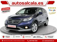 Usado Honda CR-V Elegance 120 CV (88 kW) 2014 Azul SUV