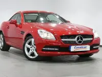 Usado Mercedes SLK250 204 CV (150 kW) 2011 Rojo Descapotable