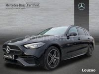 Usado Mercedes C300e AMG line 313 CV (230 kW) 2024 Negro Familiar