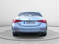 Usado Mercedes C220 AMG line 200 CV (147 kW) 2017 Azul Berlina