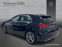 Usado Mercedes A180 AMG line 136 CV (100 kW) 2025 Negro
