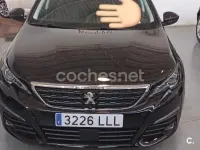 Usado Peugeot 308 Allure 130 CV (95 kW) 2021 Negro Berlina